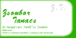 zsombor tanacs business card